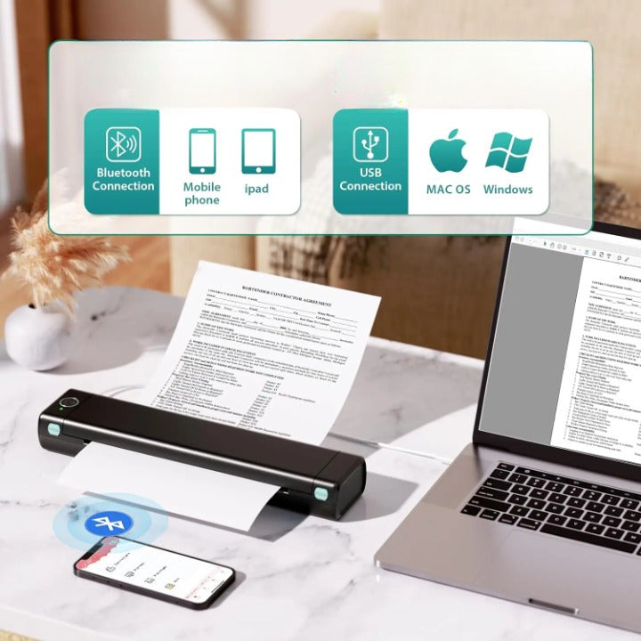 portable printer | portable printer small | printer | mobile printer | connected to laptop