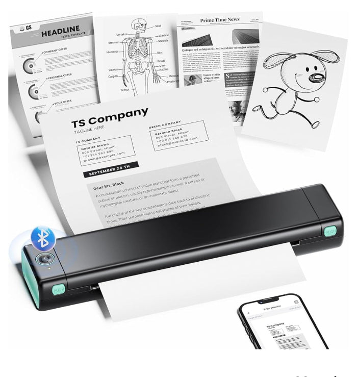 portable printer | portable printer small | printer | mobile printer | printing in action
