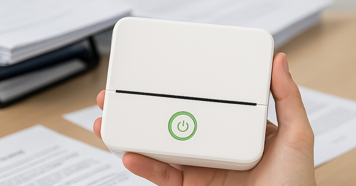 How Does a Portable Inkless Printer Work?